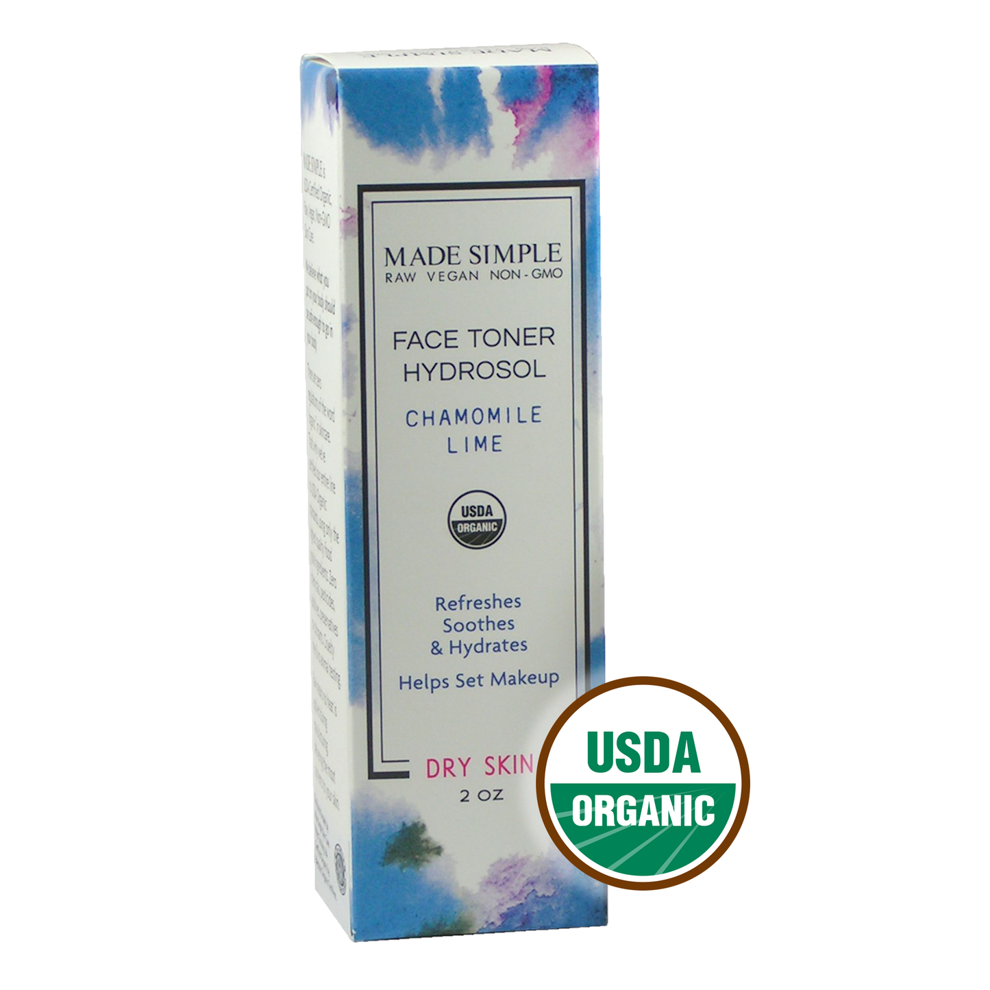 Chamomile Lime Face Toner for Dry Skin - Certified Organic, Vegan & Cruelty-free-2